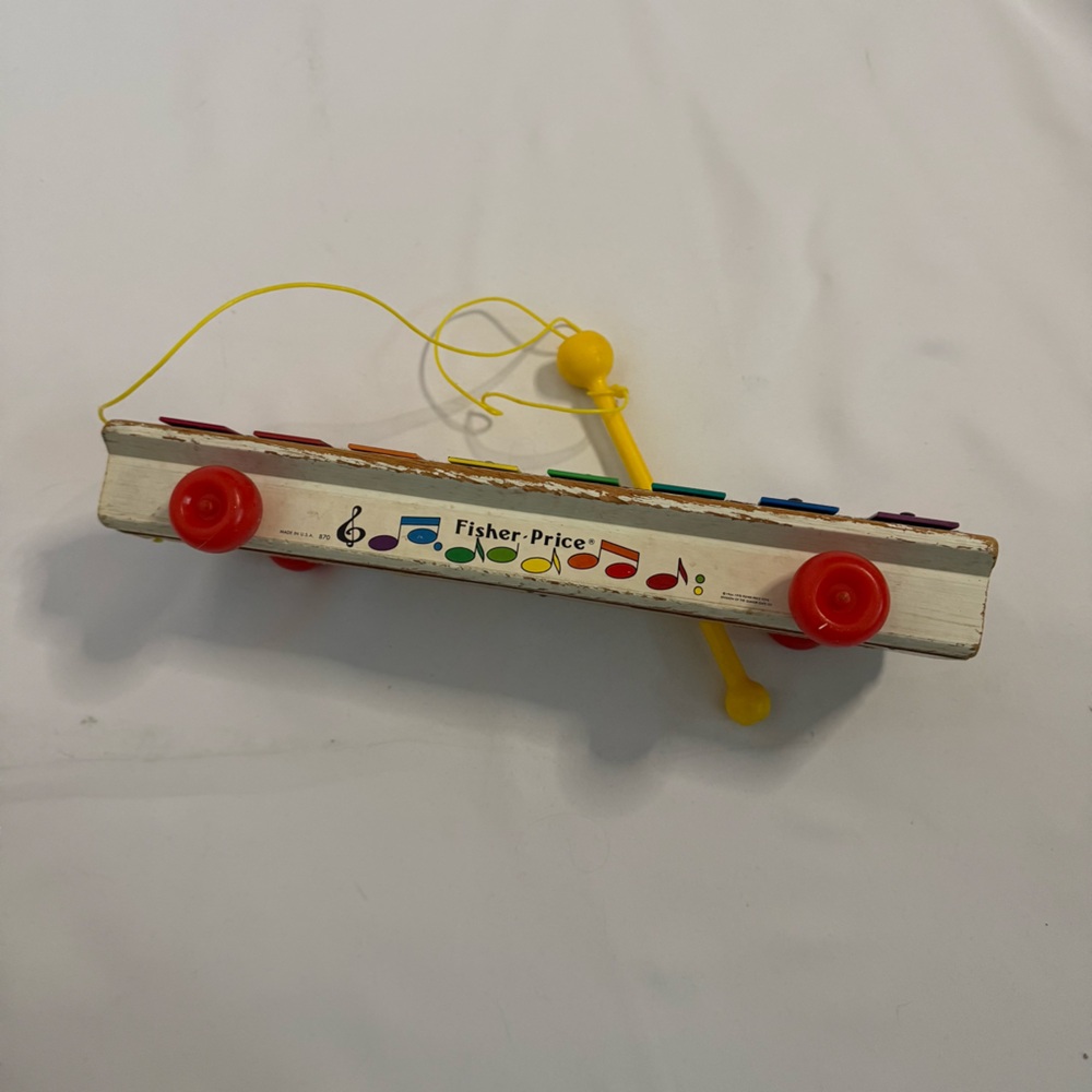 Vintage Rainbow Fischer Price Putt a Tune Xylophone - Picture 4 of 6